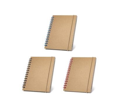 Libreta de Bolsillo con Anillas y Cierre Elástico