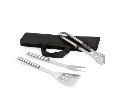 Set de Barbacoa de Acero Inoxidable con Funda de Tela