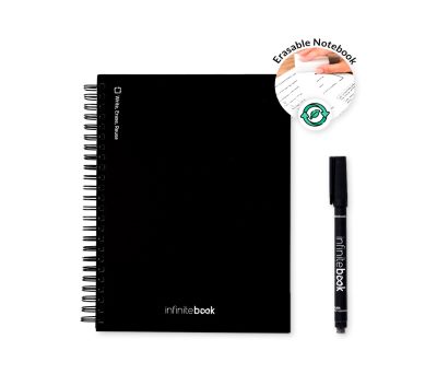 Kit Cuaderno Reutilizable A5 con Rotulador y Limpieza