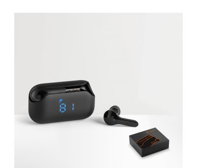 Auriculares Inalámbricos ABS con Estuche de Carga y Micrófono