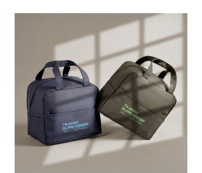 Nevera Portátil de PU con Asa y Cremallera para Regalo - AGY56055