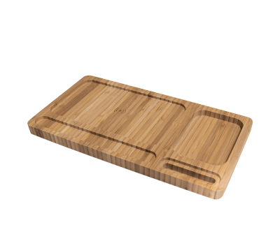 Organizador de Bambú con Base de Carga Inalámbrica 10W