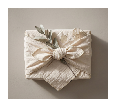 Furoshiki Envoltorio de Algodón Reutilizable 65x65 cm - AGY56511