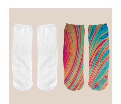 PAR DE CALCETINES PARA SUBLIMACIÓN FOOT - AGY38040
