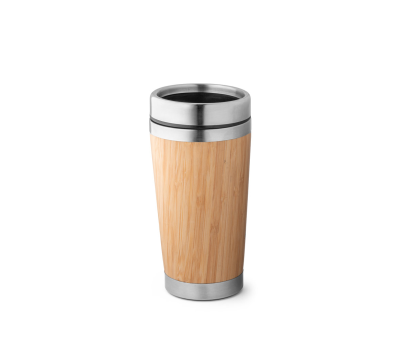 PIETRO. Vaso de viaje de bambú de 500 mL - st-94241-160