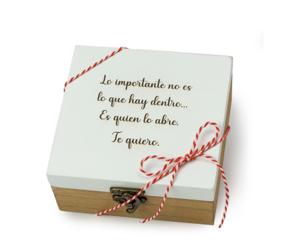Pack regalo corazones Te Quiero 12,5x6,5x12,5cm. - AJ9