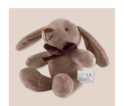 Peluche Suave de Poliéster con Lazo