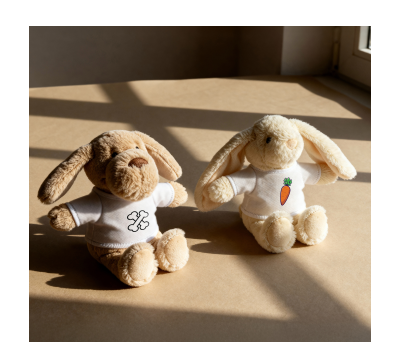 Peluche de Poliéster con Camiseta - AGY55013