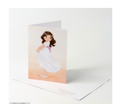 Portafoto Comunión niña falda precio x 25uds.. min.25 - AX0610