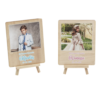 Portafotos de madera personalizados con foto - ADOP7744