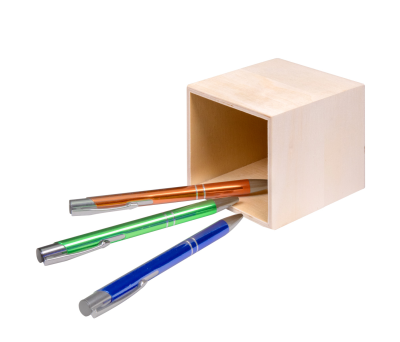 Portalápices Multifunción de Madera para Escritorio y Regalo