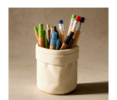 Portalápices de Algodón Resistente para Escritorio y Regalo - AGY50628