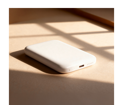 Power Bank Magnética Inalámbrica de ABS Reciclado 5000 mAh - AGY54510