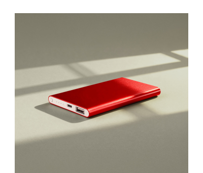 Power Bank de Aluminio 4000 mAh con Indicador de Carga