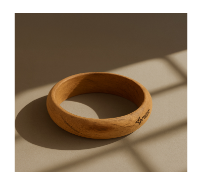 Pulsera Brazalete de Madera de Acacia