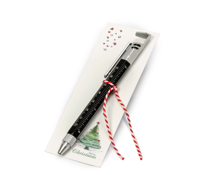 Punto libro navideño con bolígraflo multifunción min 8 - ANK2