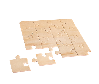 Puzle de Madera de 16 Piezas con Caja Kraft