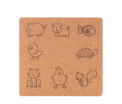Puzzle Infantil de Corcho con Figuras de Animales