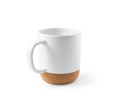 RORY SUB. Taza de cerámica con base de corcho 410 mL - st-94275-106