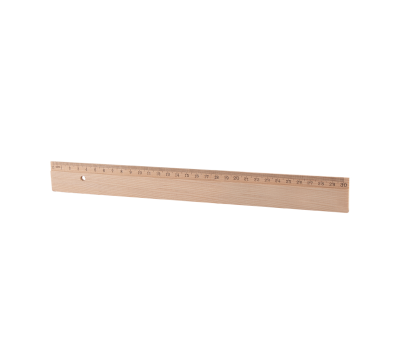 Regla de Madera de 30 cm para Oficina y Regalo Escolar