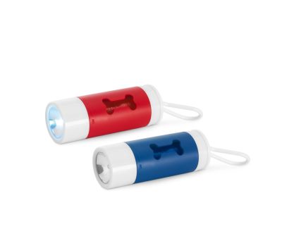 Dispensador de Bolsas Higiénicas para Perros con Linterna LED