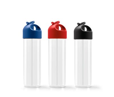 Botella Deportiva 500ml con Pajita Flexible y Asa