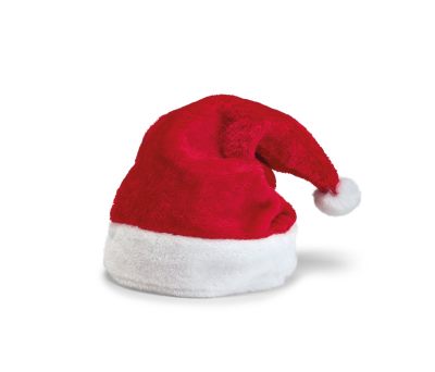 Gorro Navideño de Poliéster con Acabado Aterciopelado