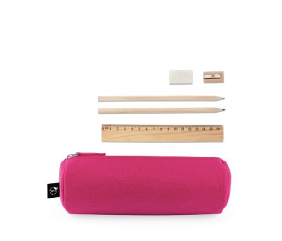 Estuche Multiusos de Fieltro Reciclado con Set de Escritura - st-11196