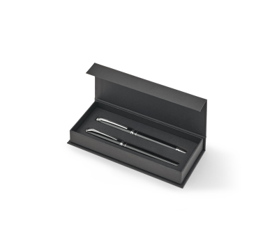Set Bolígrafo y Roller Cobre Acero Inoxidable con Estuche - st-91992