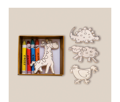 SET PINTURAS IMAN SAFARIET - AGY28050