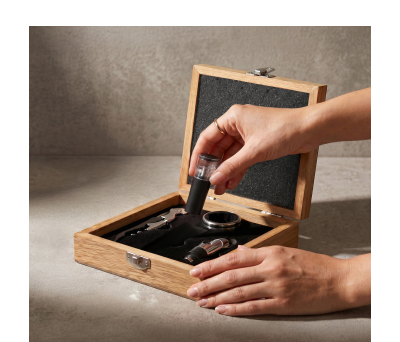 SET VINO RISERVA - AGY56549MADERA