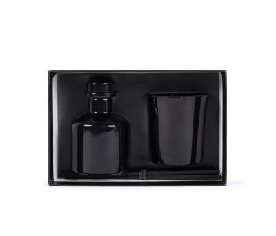 Set Aromático de Vela y Difusor de Cristal con Fragancia Vetiver