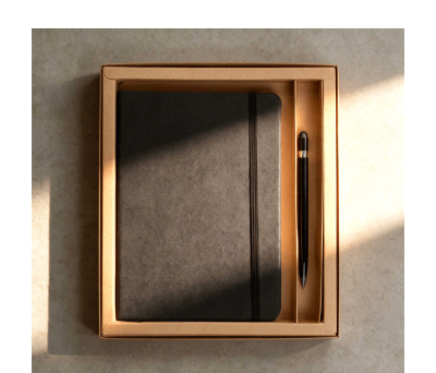 Set Ecológico Libreta RPET y Lápiz Infinito Aluminio Reciclado - AGY53586