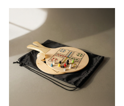 Set Palas de Playa de Madera con Juego de Mesa para Regalo - AGY56038