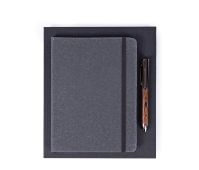 Set de Escritura Elegante con Libreta A5 y Bolígrafo Giratorio