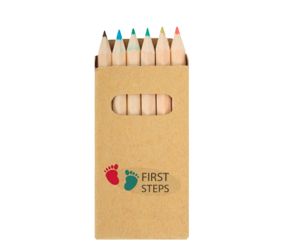 Set de Lápices de Madera en Caja Kraft