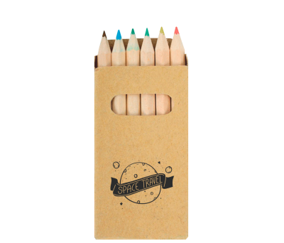 Set de Lápices de Madera en Caja Kraft