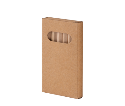 Set de Lápices de Madera en Caja Kraft
