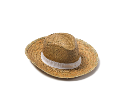 Sombrero de Paja Fabricado en España con Cinta Personalizable
