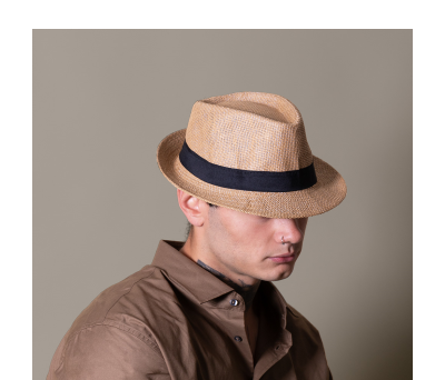 Sombrero de Papel con Ala Corta Personalizable para Eventos