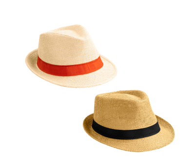 Sombrero de Papel con Ala Corta Personalizable para Eventos