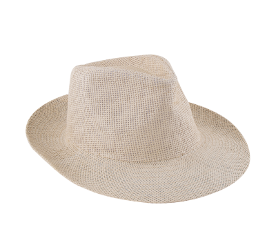 Sombrero de Papel con Cinta Cosida