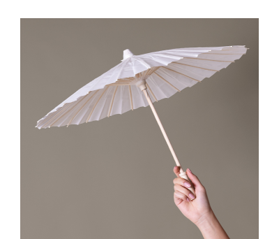 Sombrilla Decorativa de Papel para Bodas y Eventos