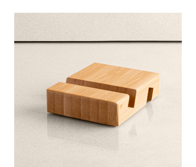 Soporte Bambú Dual para Móvil y Tablet Regalo Ecológico - AGY50084