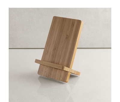 Soporte Móvil de Bambú con Carga Inalámbrica 10W - AGY52521