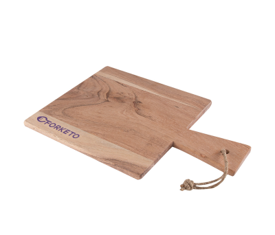 Tabla de Cocina de Madera de Acacia con Cordón de Yute