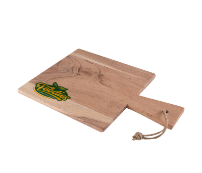 Tabla de Cocina de Madera de Acacia con Cordón de Yute