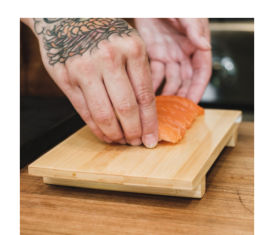 Tabla de Sushi de Bambú Estilo Japonés - AGY52557