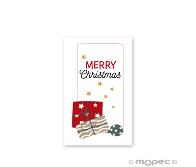 Tarjeta Merry Christmas regalos - ANX70