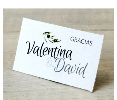 Tarjeta precortada rama de olivo - AX421.1anha